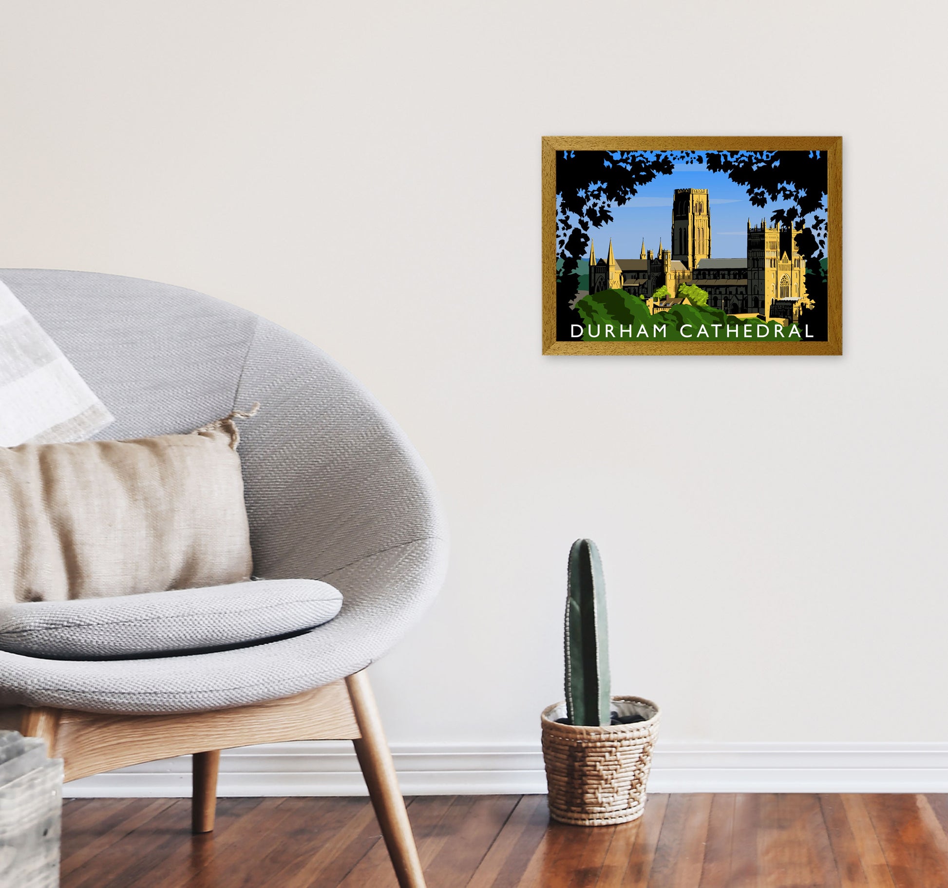 Durham Cathedral by Richard O'Neill A3 Print Only