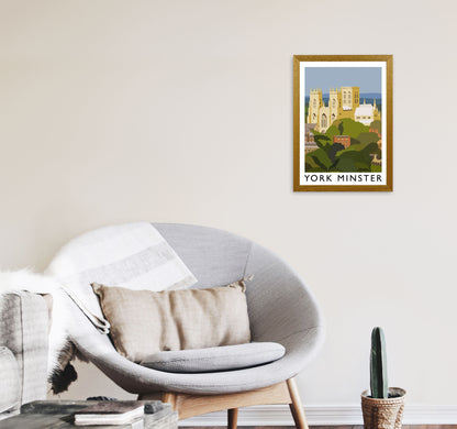 York Minster Framed Digital Art Print by Richard O'Neill A3 Print Only