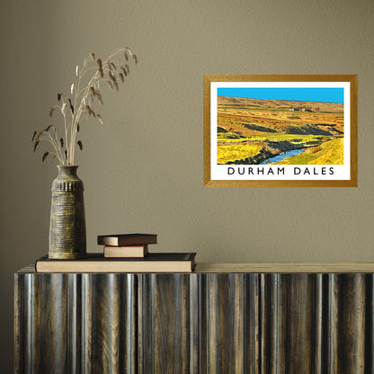 Durham Dales by Richard O'Neill A3 Oak Frame