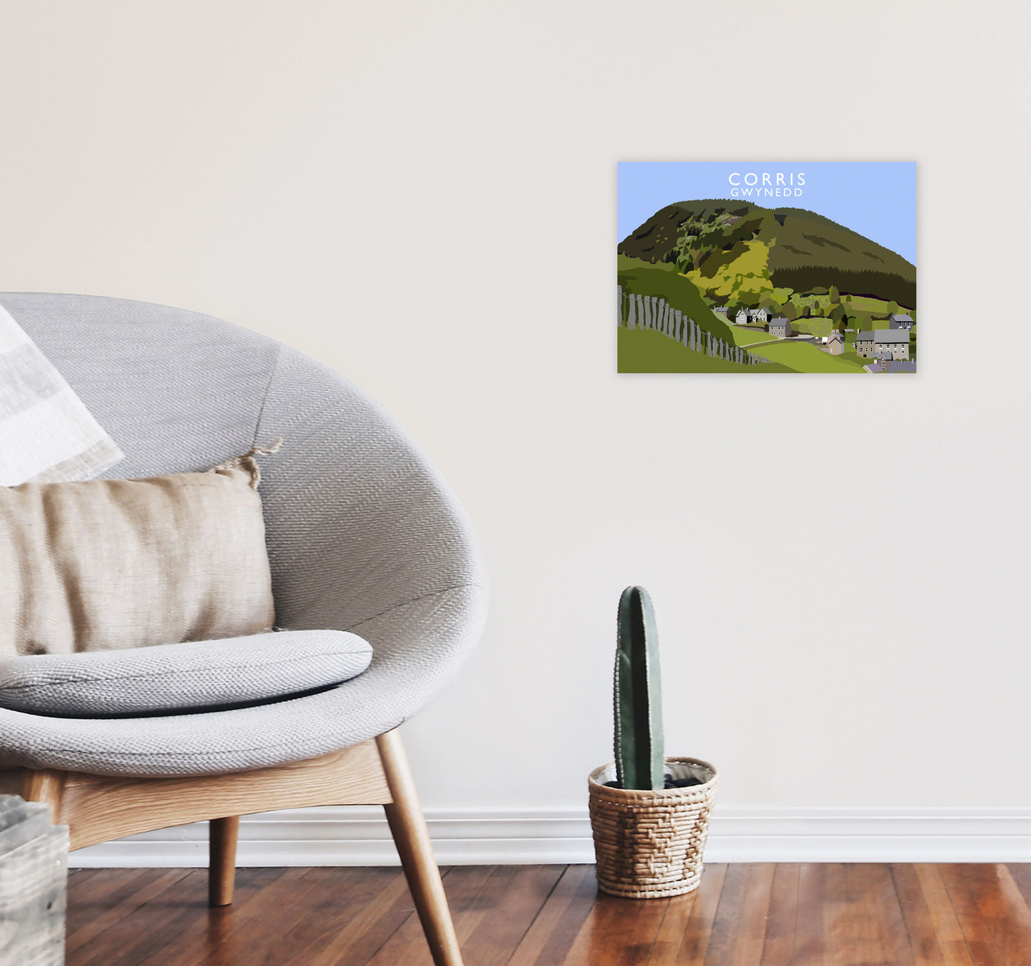 Corris by Richard O'Neill A3 Black Frame