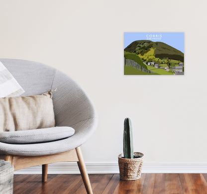 Corris by Richard O'Neill A3 Black Frame
