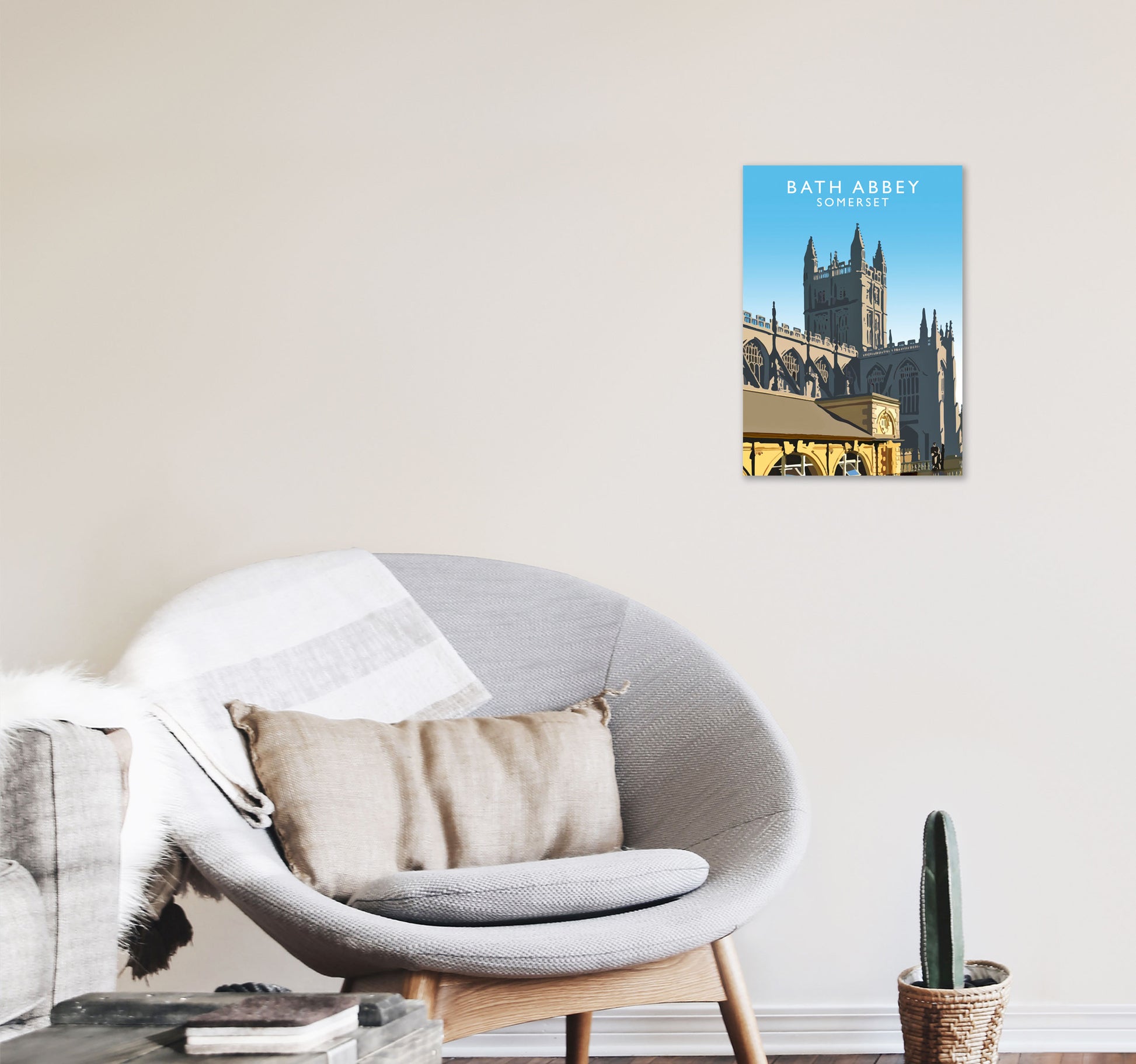 Bath Abbey by Richard O'Neill A3 Black Frame