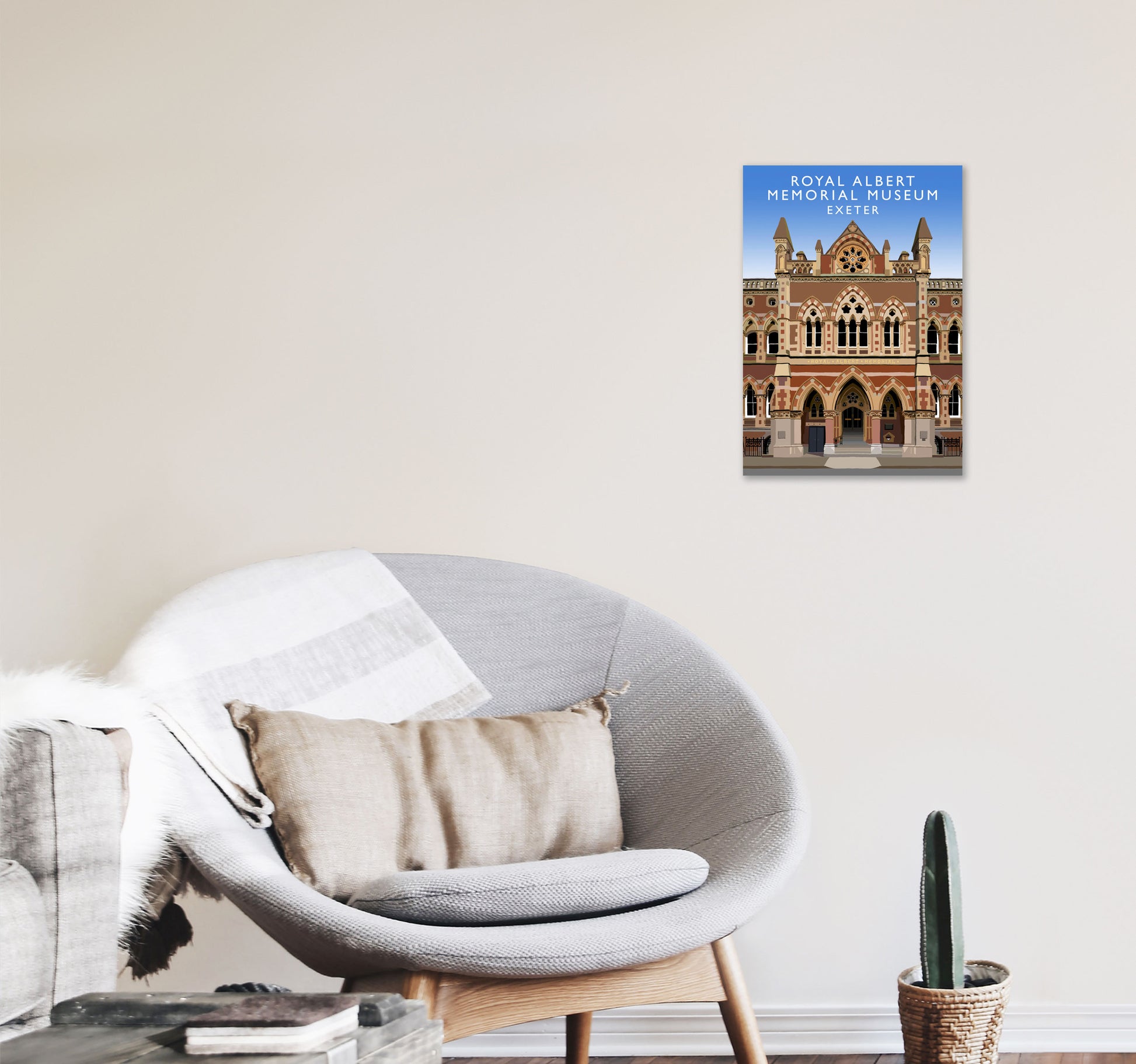 Albert Memorial Museum by Richard O'Neill A3 Black Frame