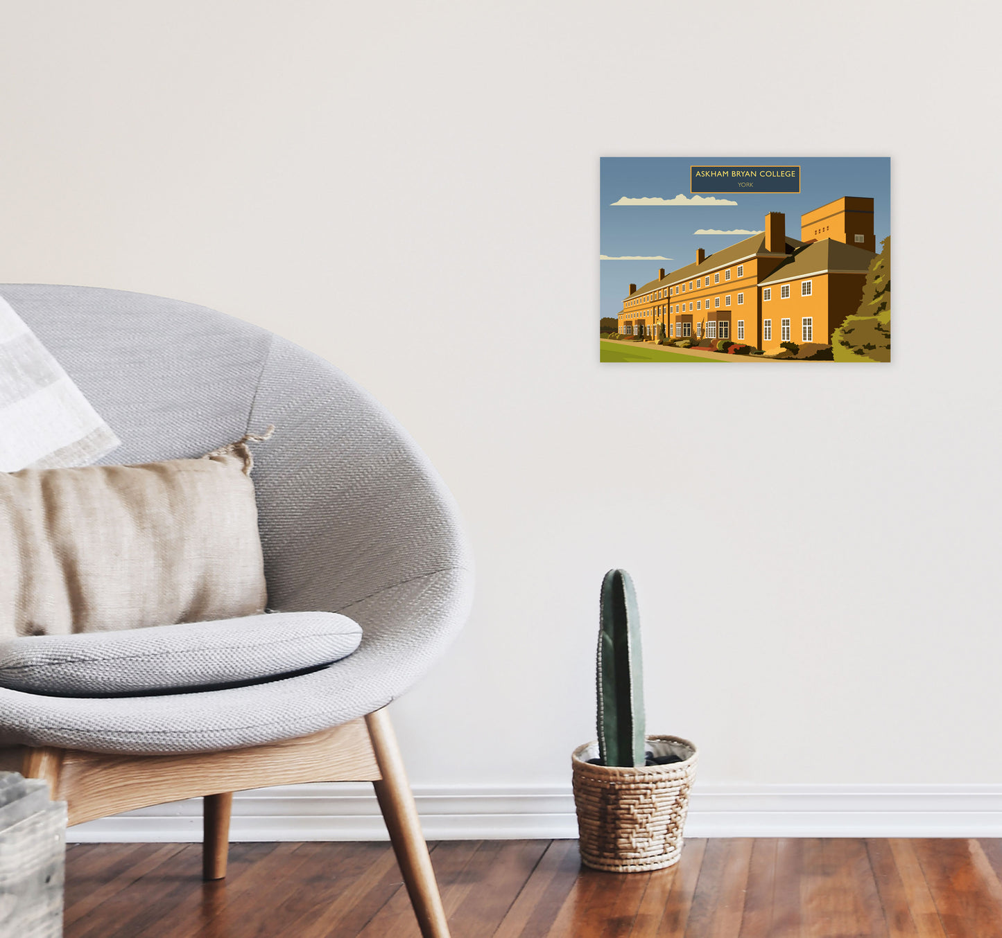 Askham Bryan College by Richard O'Neill A3 Black Frame