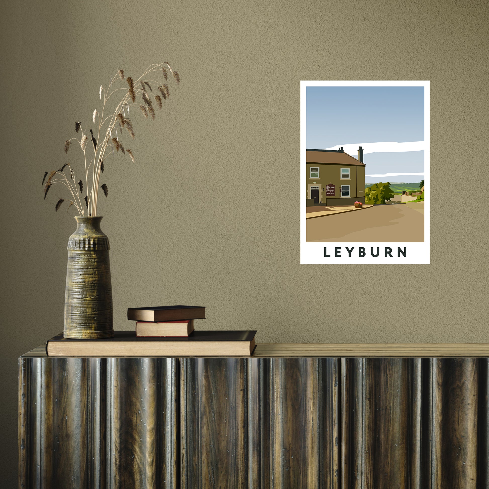 Leyburn 4 portrait by Richard O'Neill A3 Print Only