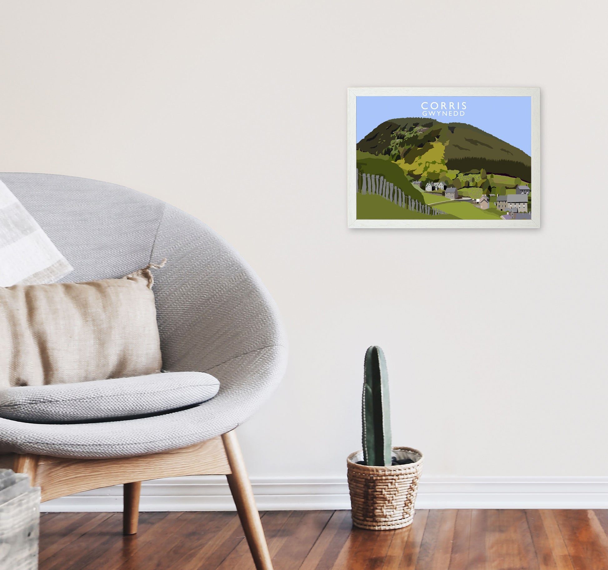 Corris by Richard O'Neill A3 Oak Frame