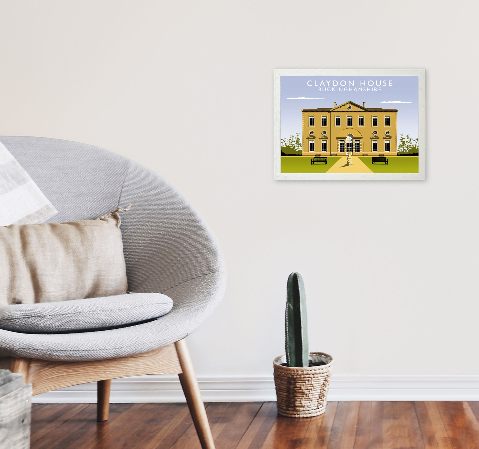 Claydon House by Richard O'Neill A3 Oak Frame