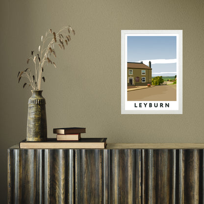 Leyburn 4 portrait by Richard O'Neill A3 White Frame