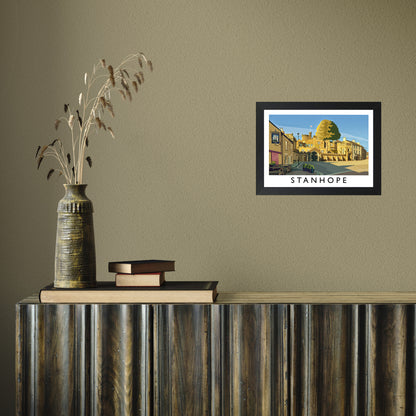 Stanhope by Richard O'Neill A4 Black Frame