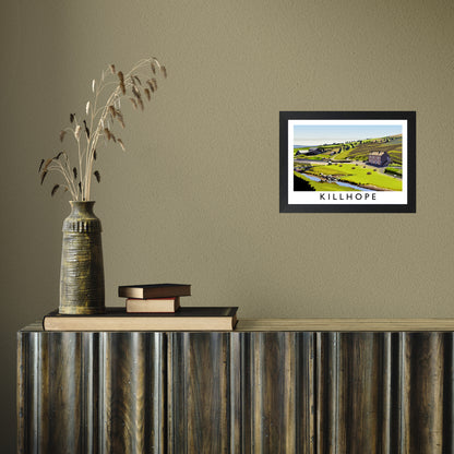 Killhope by Richard O'Neill A4 Black Frame