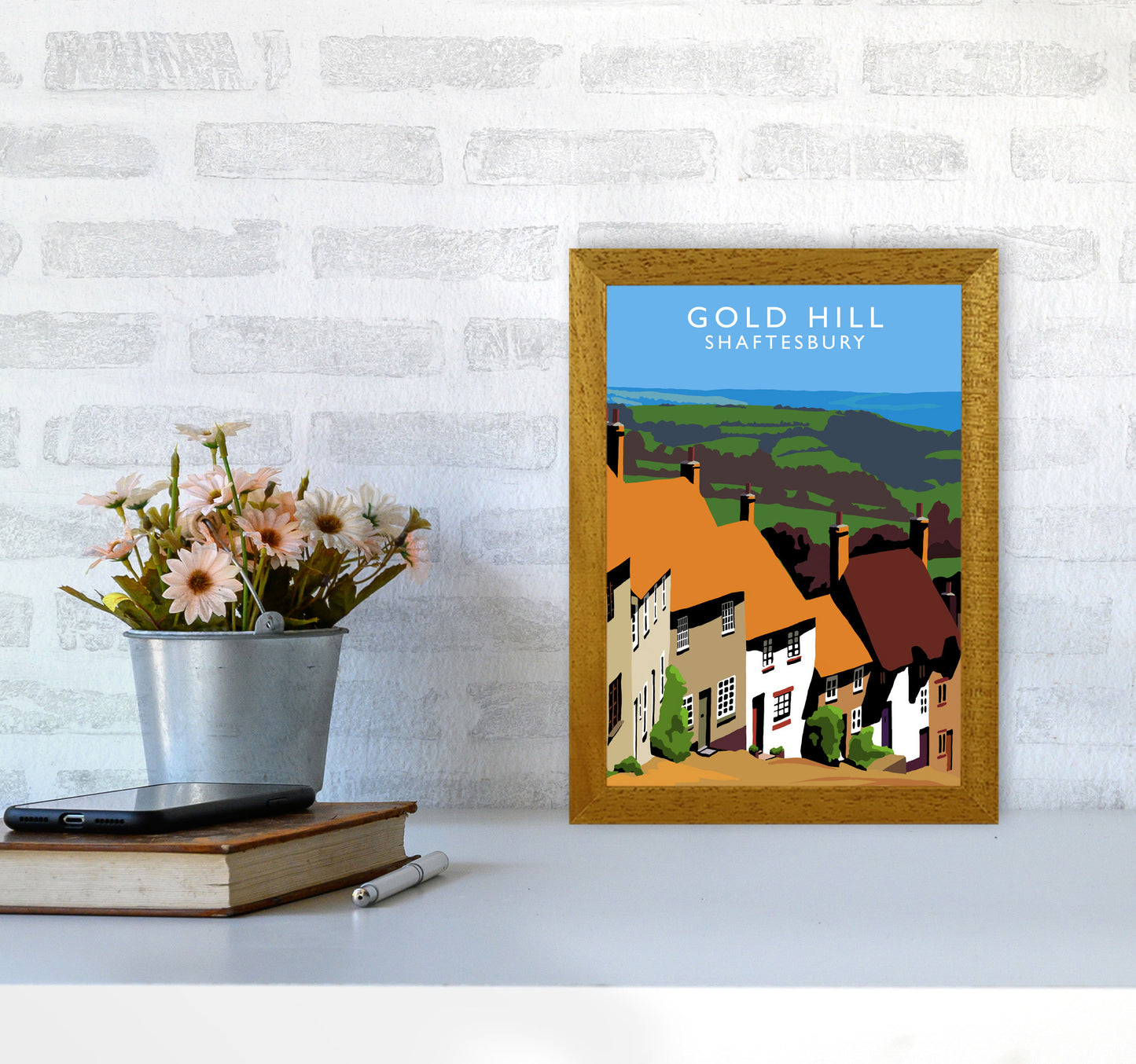 Gold Hill by Richard O'Neill A4 Print Only