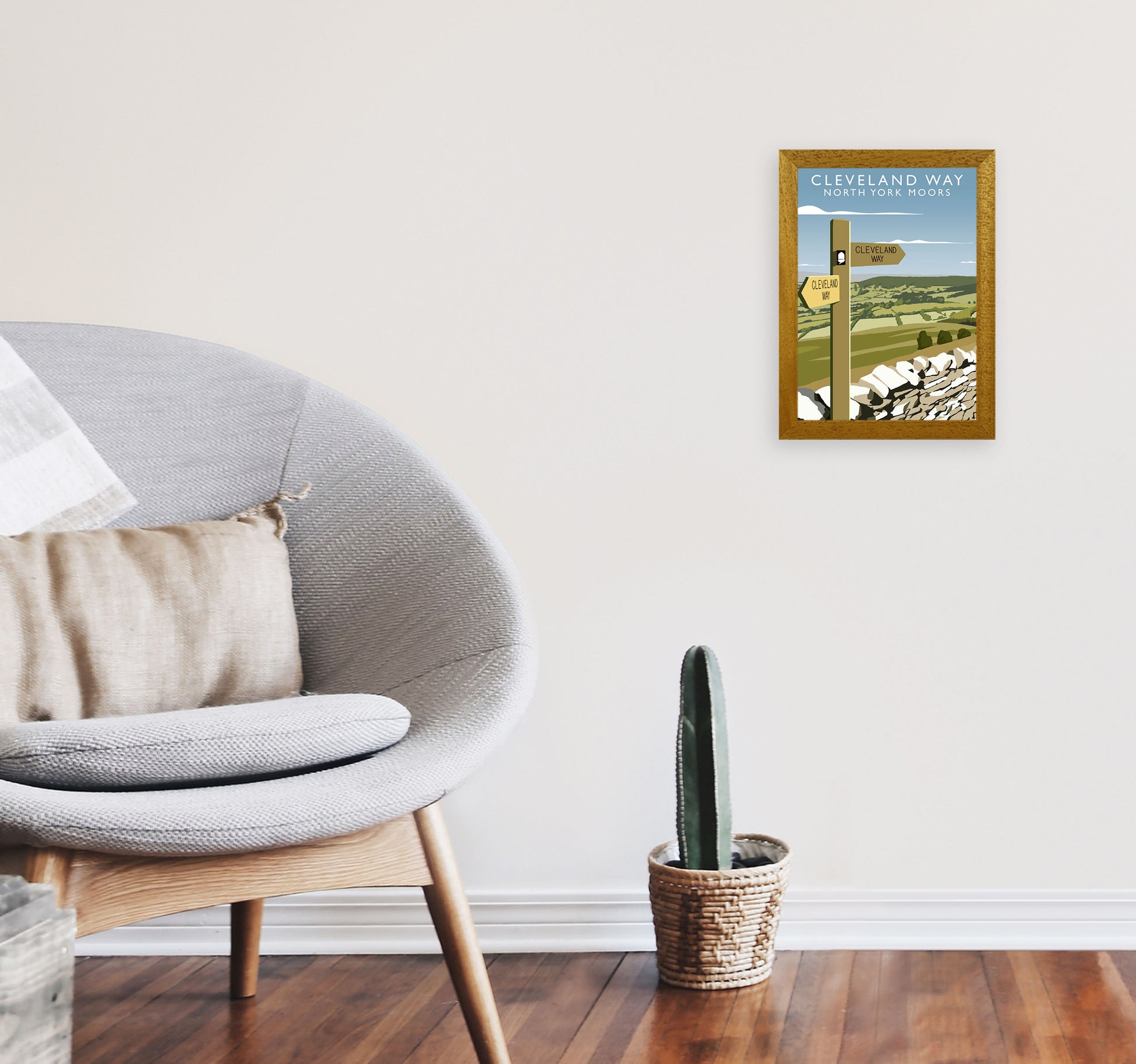 Cleveland Way (Portrait) by Richard O'Neill A4 Print Only