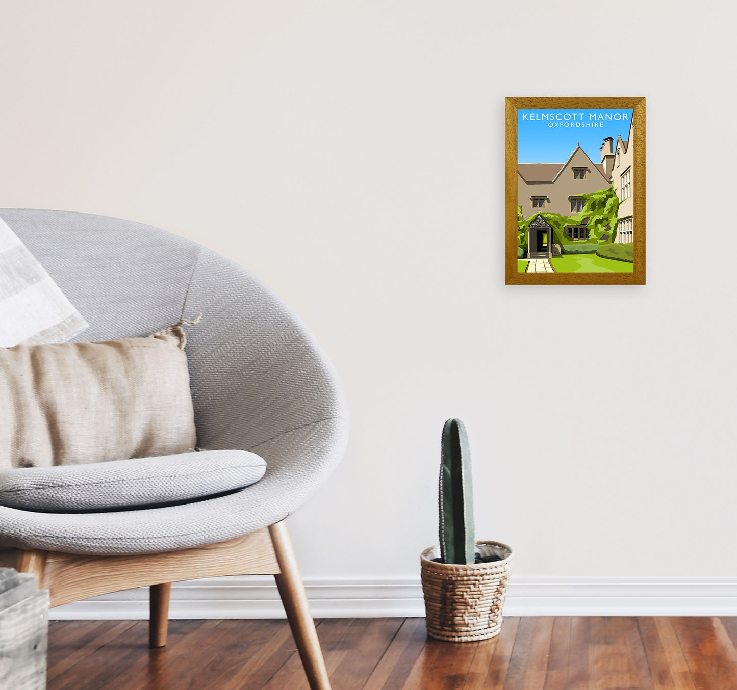 Kelmscott Manor (Portrait) by Richard O'Neill A4 Print Only