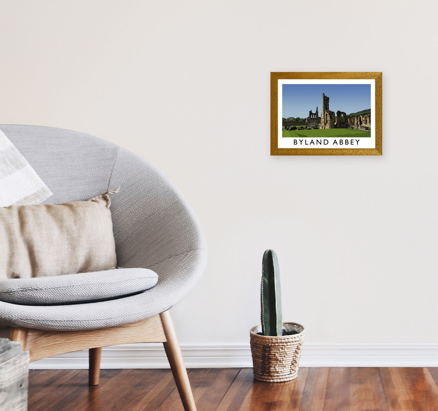 Byland Abbey by Richard O'Neill A4 Print Only