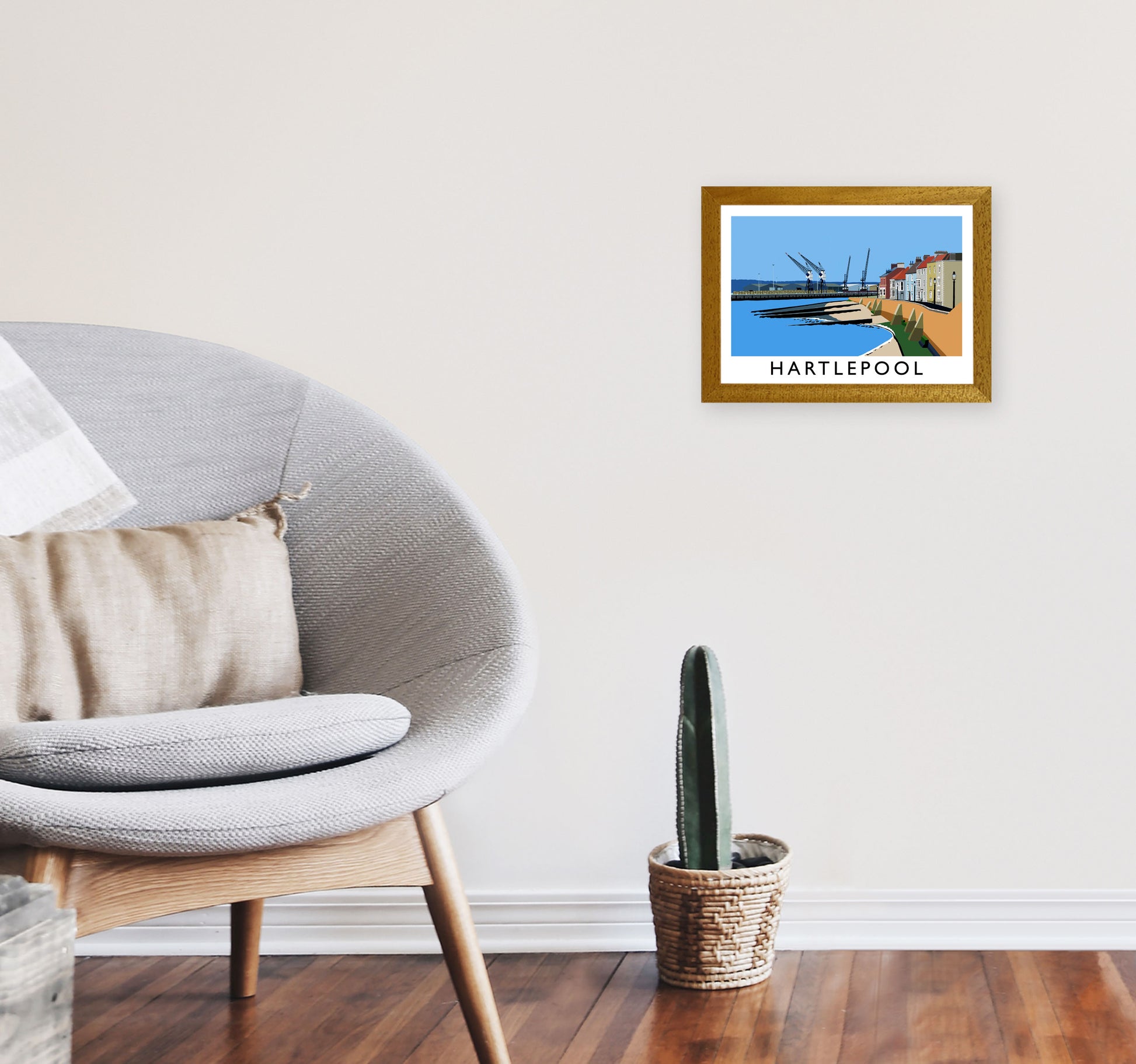 Hartlepool by Richard O'Neill A4 Print Only