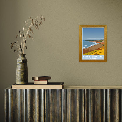 Nose's Point portrait by Richard O'Neill A4 Oak Frame