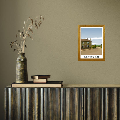 Leyburn 4 portrait by Richard O'Neill A4 Oak Frame