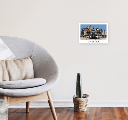 Chester by Richard O'Neill A4 Black Frame