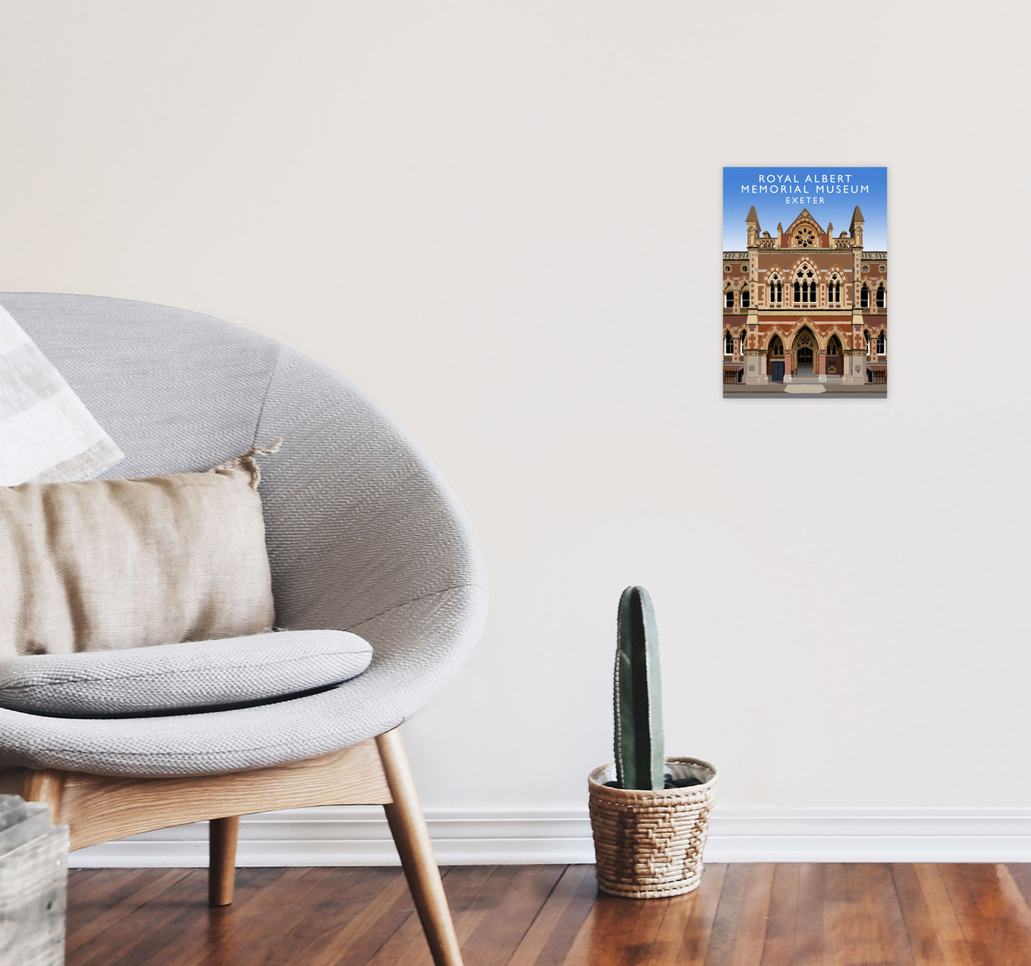 Albert Memorial Museum by Richard O'Neill A4 Black Frame