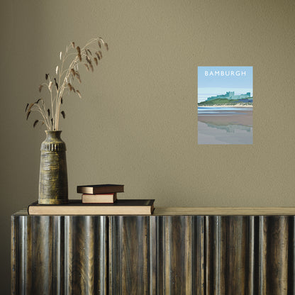 Bamburgh portrait by Richard O'Neill A4 Print Only