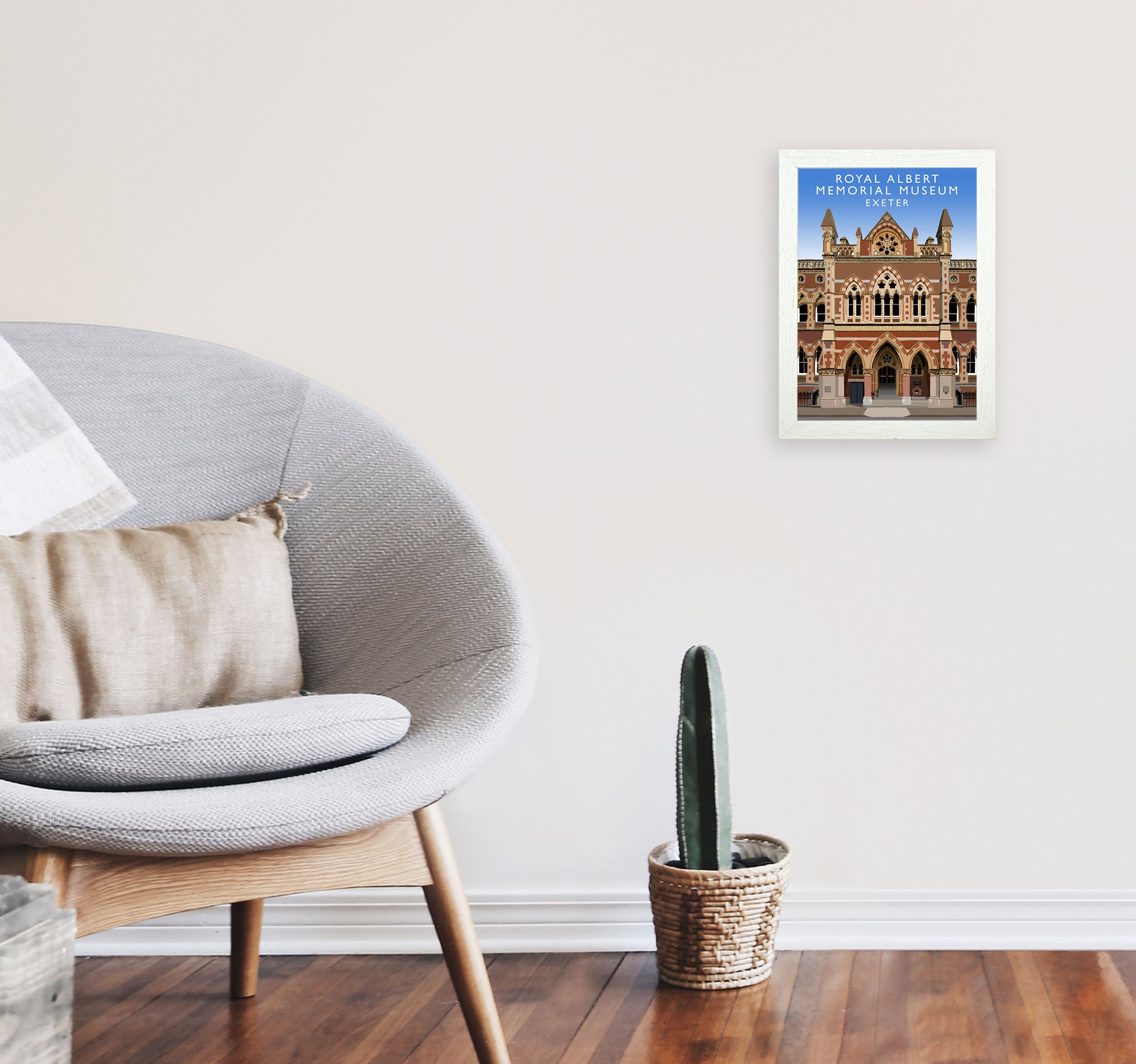 Albert Memorial Museum by Richard O'Neill A4 Oak Frame