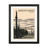 Undercliffe Cemetery portrait copy Travel Art Print by Richard O'Neill
