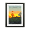 Olliver Duckett Field Portrait Travel Art Print by Richard O'Neill