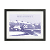 Melsonby (Snow) Travel Art Print by Richard O'Neill