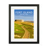 Fort Island portrait Travel Art Print by Richard O'Neill