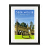 Deer House portrait Travel Art Print by Richard O'Neill