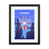 London (Britannia) portrait Travel Art Print by Richard O'Neill
