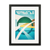 Newcastle 2 Travel Art Print by Richard O'Neill