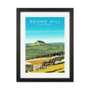 Round Hill Portrait Travel Art Print by Richard O'Neill