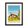 Washington Portrait Travel Art Print by Richard O'Neill