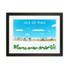Isle Of Man (Snow) 2 Travel Art Print by Richard O'Neill