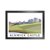 Alnwick Castle Framed Digital Art Print by Richard O'Neill