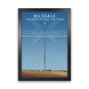 Bilsdale Transmitting Station Framed Digital Art Print by Richard O'Neill