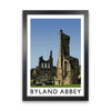 Byland Abbey Framed Digital Art Print by Richard O'Neill