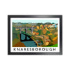 Knaresborough Framed Digital Art Print by Richard O'Neill