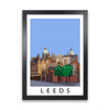 Leeds by Richard O'Neill Yorkshire Art Print, Vintage Travel Poster