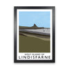 Holy Island of Lindisfarne Framed Digital Art Print by Richard O'Neill
