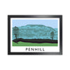 Penhill Art Print by Richard O'Neill
