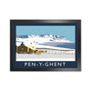 Pen-Y-Ghent by Richard O'Neill Yorkshire Art Print, Vintage Travel Poster