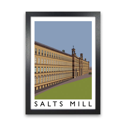 Salts Mill Art Print by Richard O'Neill Black Grain