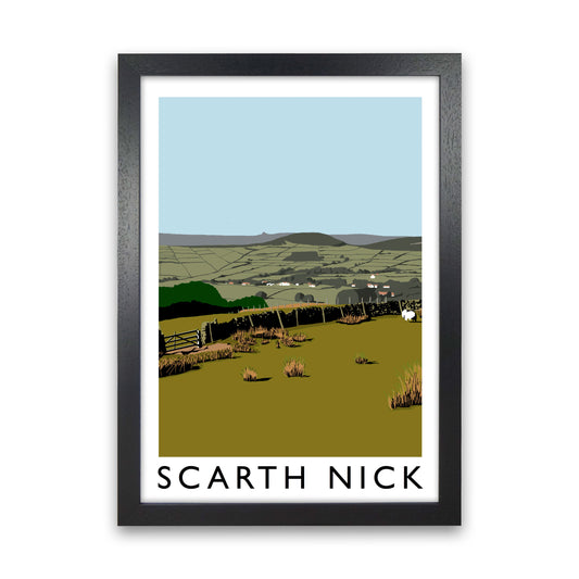 Scarth Nick Art Print by Richard O'Neill Black Grain