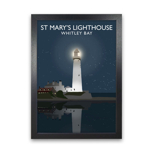 St. Mary's Lighthouse by Richard O'Neill Black Grain