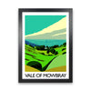 Vale Of Mowbray by Richard O'Neill Yorkshire Art Print, Vintage Travel Poster