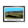Wensleydale by Richard O'Neill Yorkshire Art Print, Vintage Travel Poster