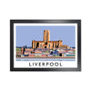 Liverpool Framed Digital Art Print by Richard O'Neill