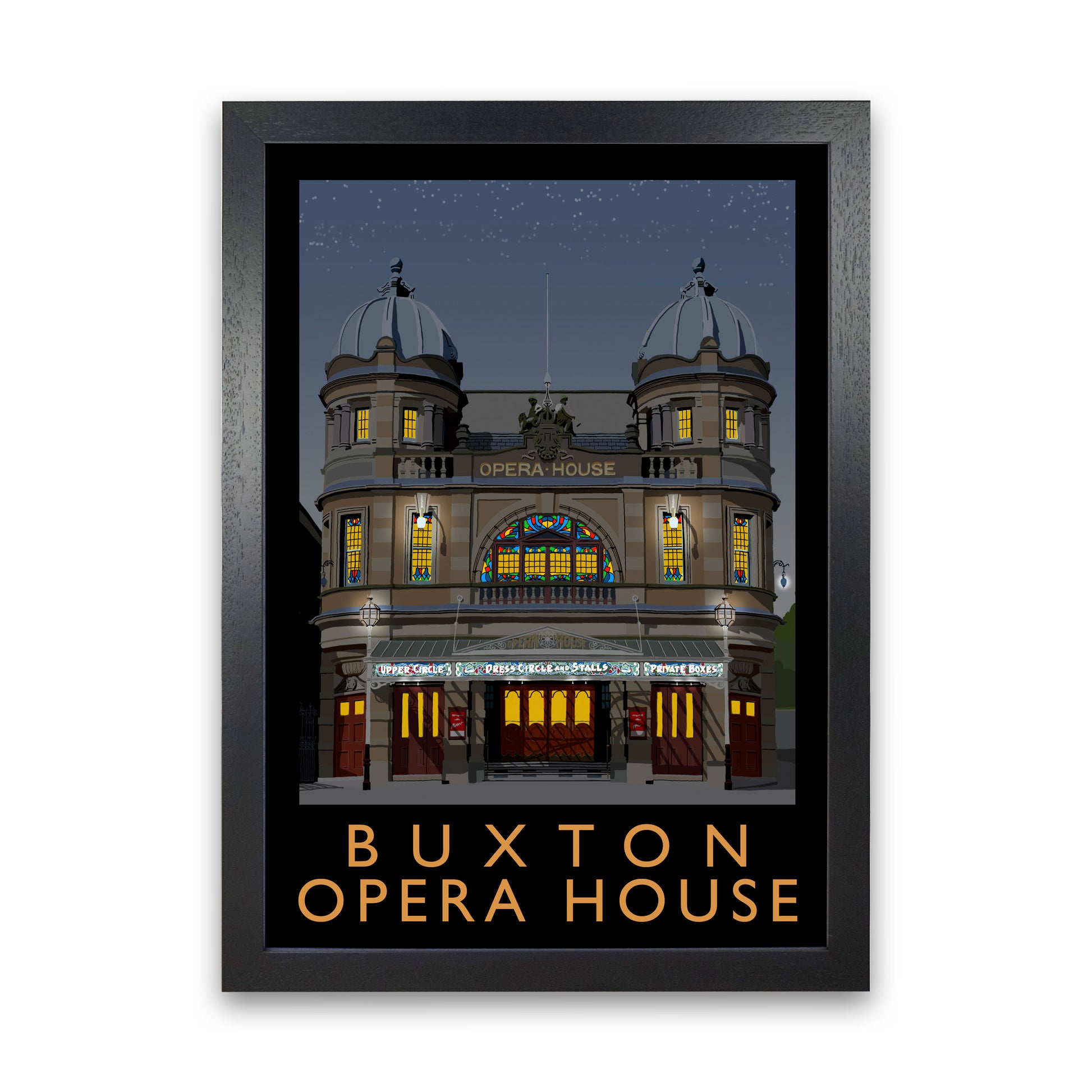 Buxton Opera House 2 by Richard O'Neill Black Grain